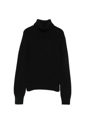 Prada Pre-Owned 1990 roll-neck raglan-sleeve sweater - Black