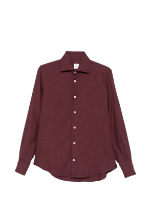 Eleventy button-up long-sleeve shirt - Red