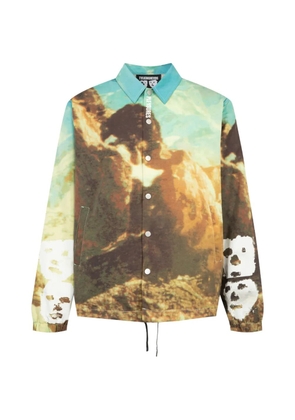 Pleasures Remain graphic-print jacket - Brown