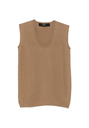 Lanvin Pre-Owned 2004 pointelle-knit vest - Neutrals