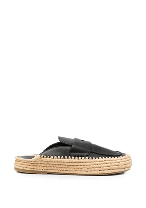 Paloma Barceló Belinda leather mules - Black