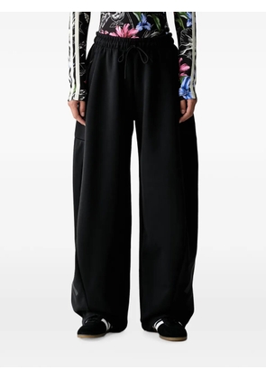 adidas logo-print drawstring track pants - Black
