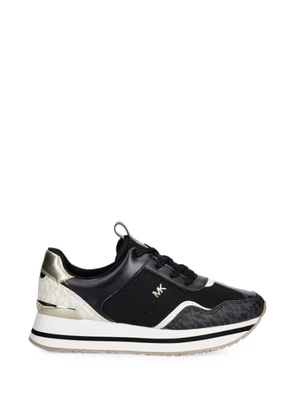 Michael Michael Kors logo-print mesh sneakers - Black