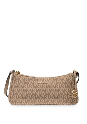 Michael Michael Kors monogram-print shoulder bag - Neutrals