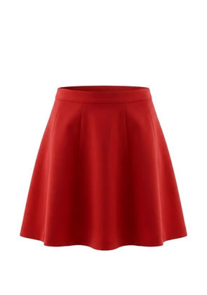 Valentino Garavani pleated A-line skirt - Red