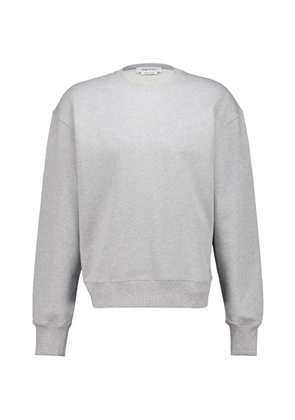Alexander McQueen embossed-logo sweatshirt - Grey