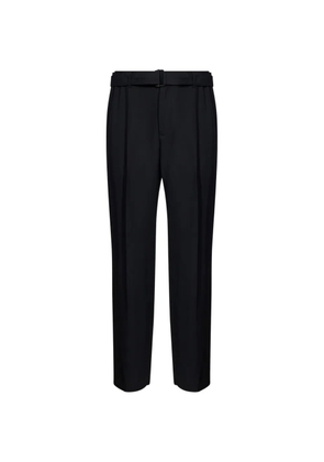 Simkhai Elvis belted pleated tailored trousers - Black