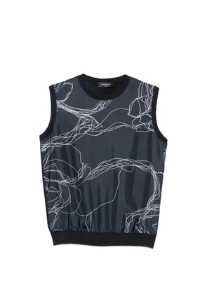 Fabiana Filippi abstract-print vest - Blue