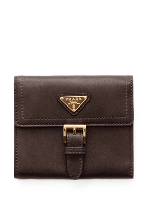 Prada small nappa leather wallet - Brown