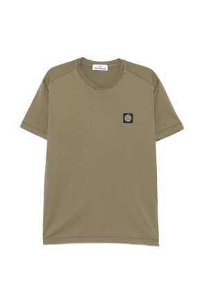 Stone Island logo-patch T-shirt - Green
