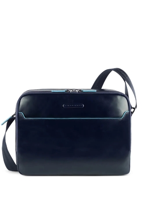 PIQUADRO leather backpack - Blue