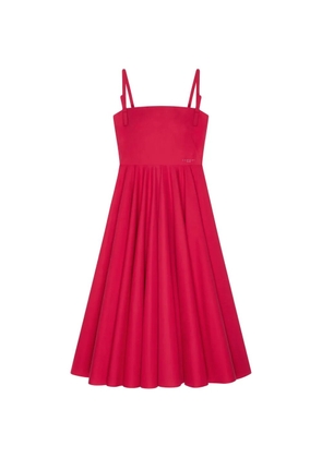Givenchy sliced long dress in poplin with bows - Pink