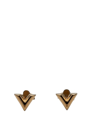 Louis Vuitton Pre-Owned 2022 Gold Plated Essential V Stud Earrings costume earrings