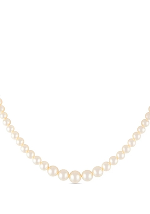 Susan Caplan Vintage 1970s Rediscovered faux-pearl necklace - White