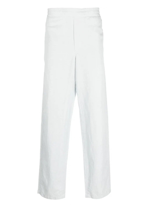 Orlebar Brown elasticated-waist straight-leg trousers - Blue