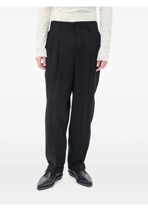Ann Demeulemeester Agdar pleated tapered trousers - Black
