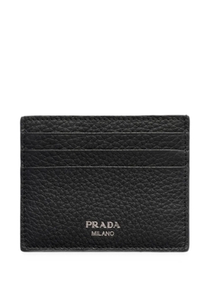 Prada leather card holder - Black