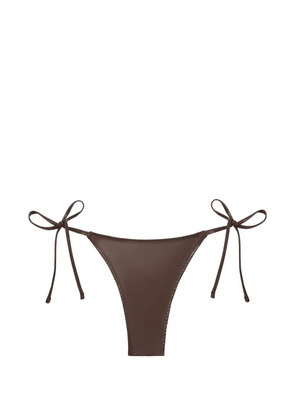 TROPIC OF C Praia side-tie bikini bottoms - Brown