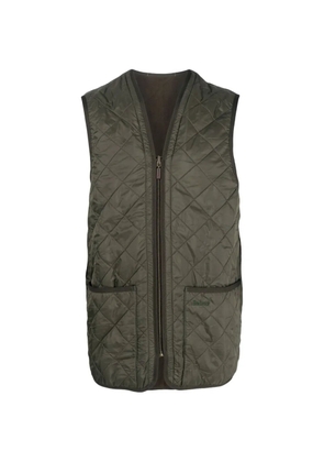 Barbour quilted zip-up gilet - Green