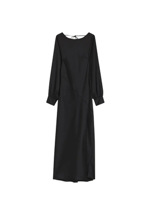 HUGO asymmetric long-sleeve midi dress - Black