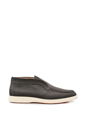 Santoni slip-on suede boots - Grey