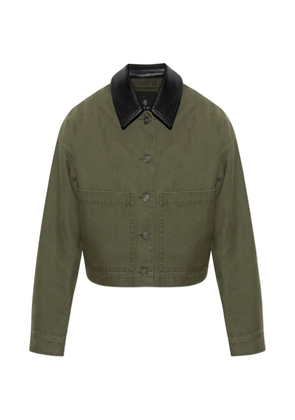 ANINE BING Yuma cropped jacket - Green