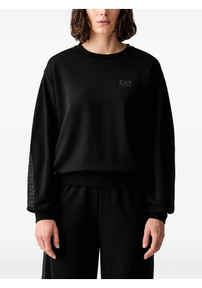 Ea7 Emporio Armani logo-print tracksuit - Black