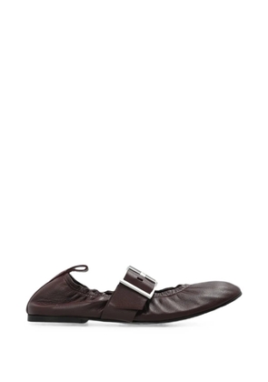 ALOHAS Sarea buckle-strap ballet flats - Red