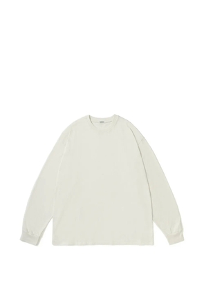 A.PRESSE long-sleeve crew-neck sweater - Neutrals