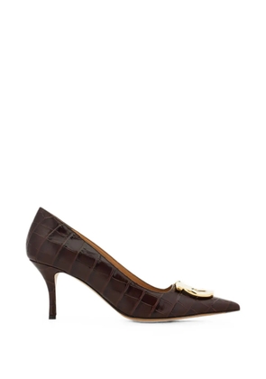 Ferragamo Maxi Gancini pumps - Brown