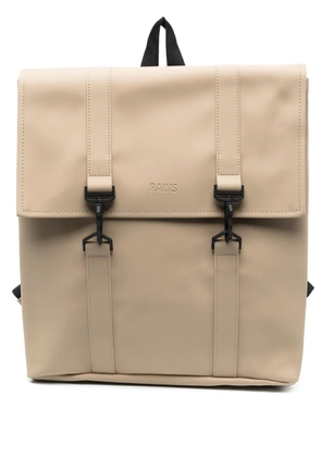 Rains lobster-fastening fold backpack - Neutrals