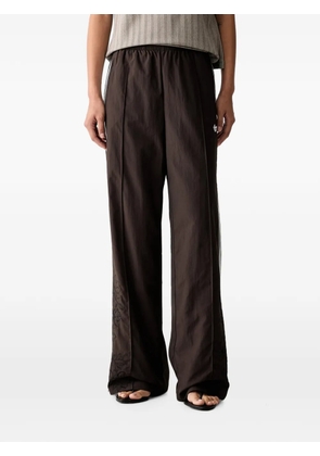 adidas Floral GFX Firebird loose track pants - Brown