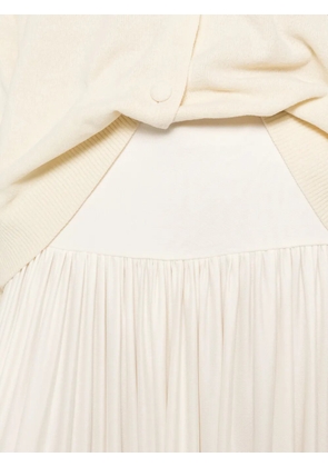 Aya Muse Elya asymmetric gathered skirt - Neutrals