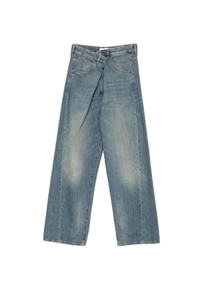 DARKPARK asymmetric-waist jeans - Blue