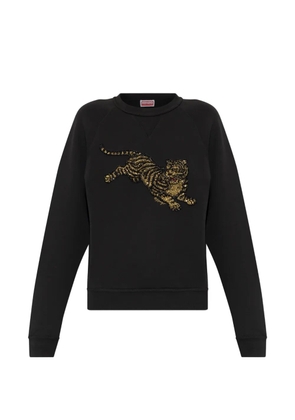 Kenzo sequin-embellished tiger sweatshirt - Black