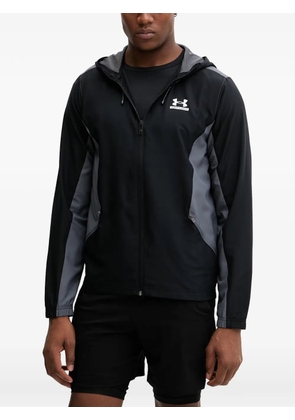 Under Armour Tech™ Sport Woven colour-block drawstring-hood jacket - Black