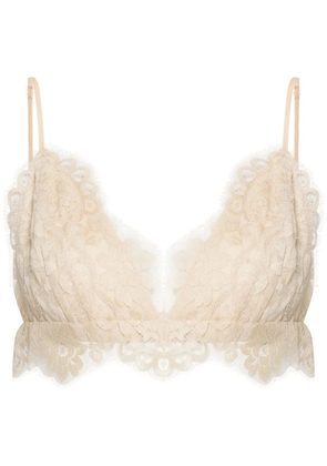 ZIMMERMANN illustration lace bralette - Neutrals