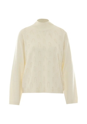 Fabiana Filippi embellished high-neck sweater - Neutrals
