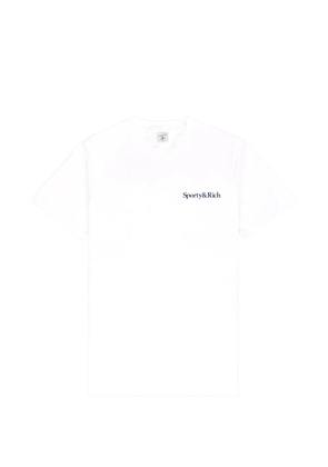 Sporty & Rich logo-detail short-sleeve T-shirt - White