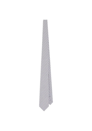 Dolce & Gabbana striped poplin tie - Grey
