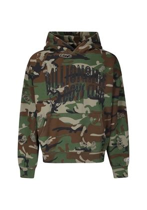Billionaire Boys Club distressed camouflage hoodie - Green