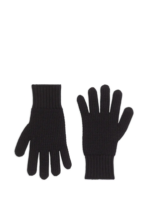 Dolce & Gabbana knitted virgin-wool gloves - Blue