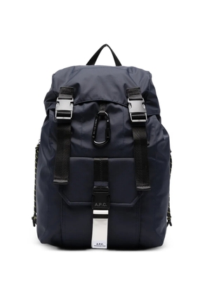 A.P.C. buckle-fastening backpack - Blue