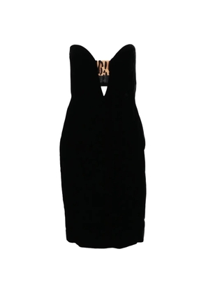 TOM FORD leopard-detail mini dress - Black