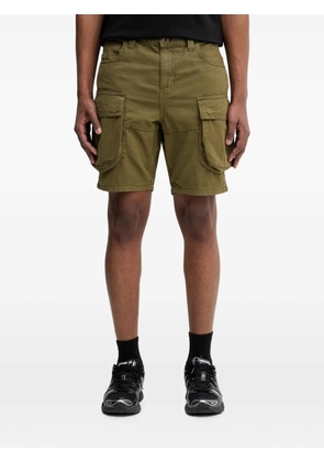 Alpha Industries logo-detail cargo shorts - Green