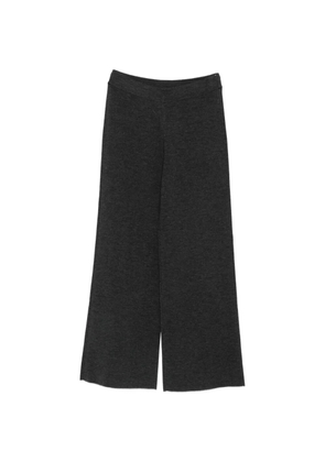 P.A.R.O.S.H. fine-knit wide-leg trousers - Grey