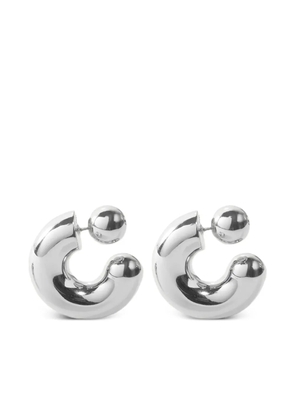 Jenny Bird large Tome hoop earrings - Silver