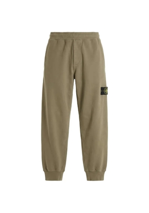 Stone Island logo-patch track pants - Green