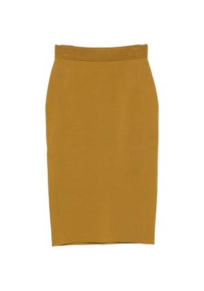 TOM FORD belted knit midi skirt - Neutrals