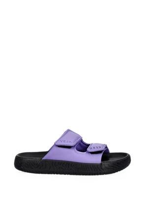 VEJA Etna Bold leather joker slides - Purple